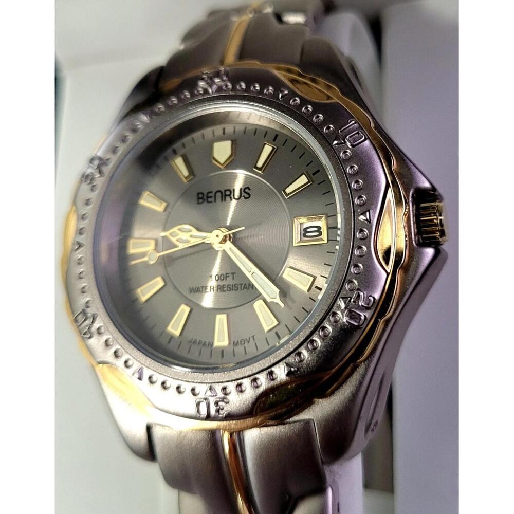 Rare Condition Vintage Benrus Mens‎ Dive Dress Watch N In Box